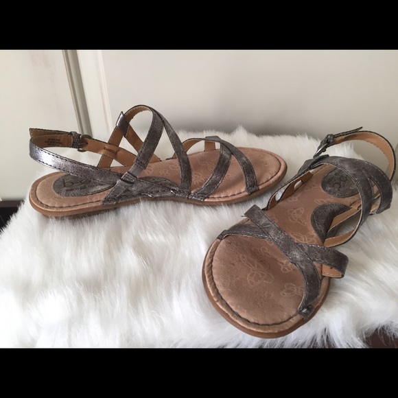 Born Shoes - Born concept comfort silver sandals